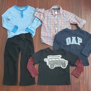 Boys 4 4T Gap Osh Kosh lot clothes shirts pants
